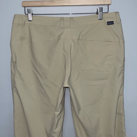 Patagonia Pants Women's Size 10 US Husk Tan Light Khaki Quandary Roll-Up Capris - Picture 12 of 15